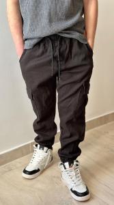 Pantalon Cargo  de Niños  en Tela Gabardina - Miniatura 5