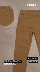 Pantalón Gabardina Corte Chino Talles Grandes - Miniatura 6