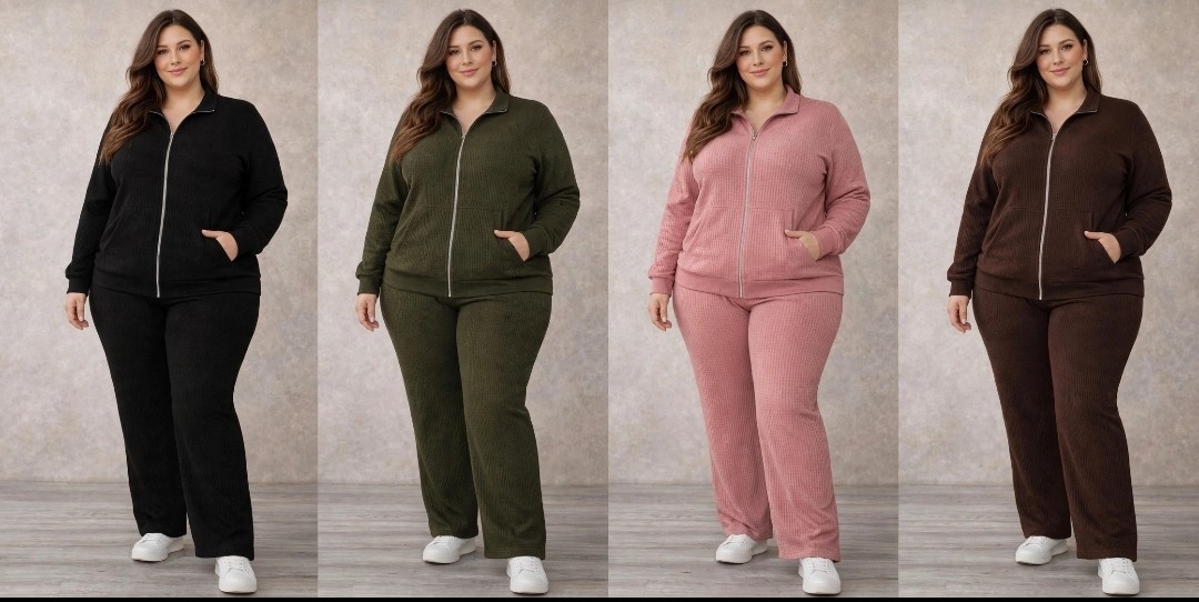 Pantalones de Wafle Talle Especial para Dama - Imagen 2
