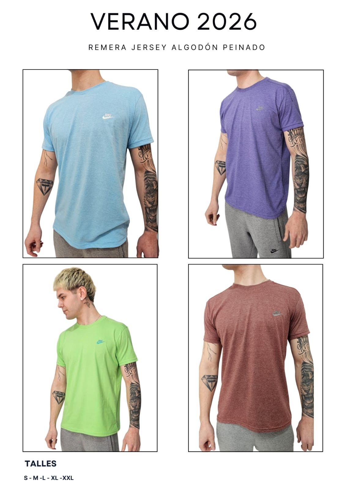 Remera Deportiva de Algodón Jersey Peinado - Imagen 4