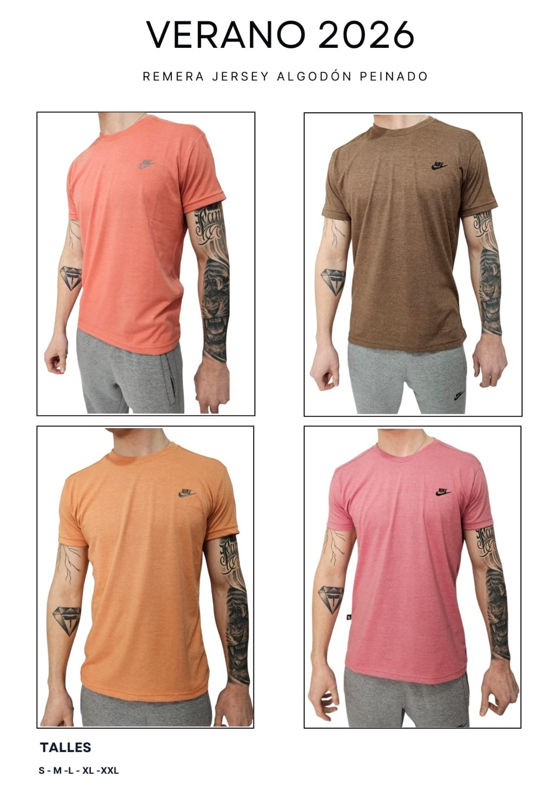 Remera Deportiva de Algodón Jersey Peinado - Imagen 5