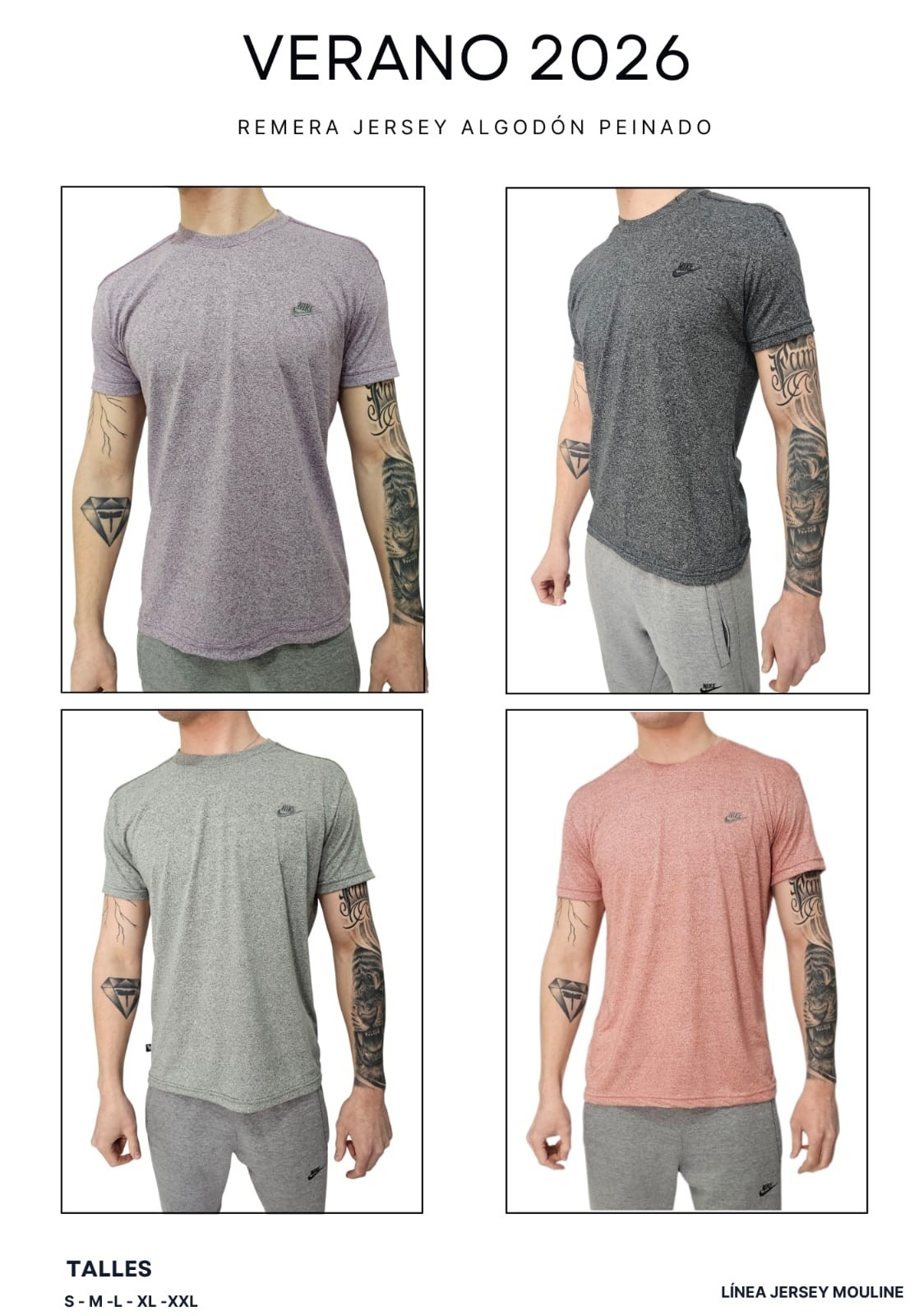 Remera Deportiva de Algodón Jersey Peinado - Imagen 6