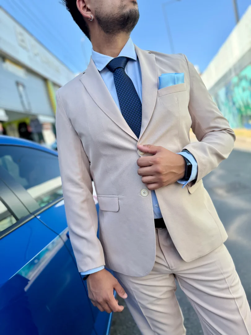 Traje Marrón Corte Inglés de Hombre Liso - IMG_1458.jpeg