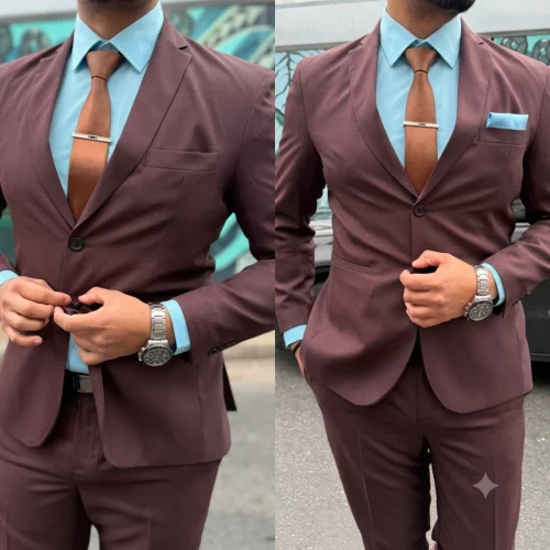 Traje Corte  Inglés de Hombre Liso