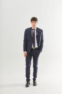 Traje Smoking  Novios Cuello Francés - Miniatura 2
