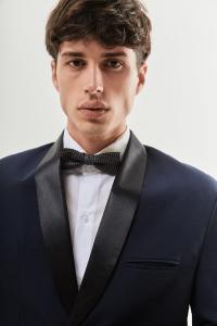 Traje Smoking  Novios Cuello Francés - Miniatura 3