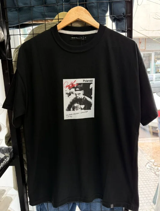 Remera Oversize Polaroid  Algodón Peinado
