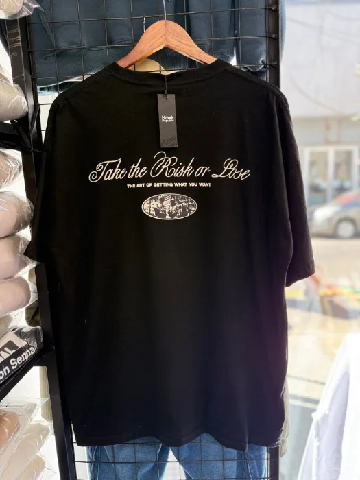 Remera Oversize Risk Algodón Peinado