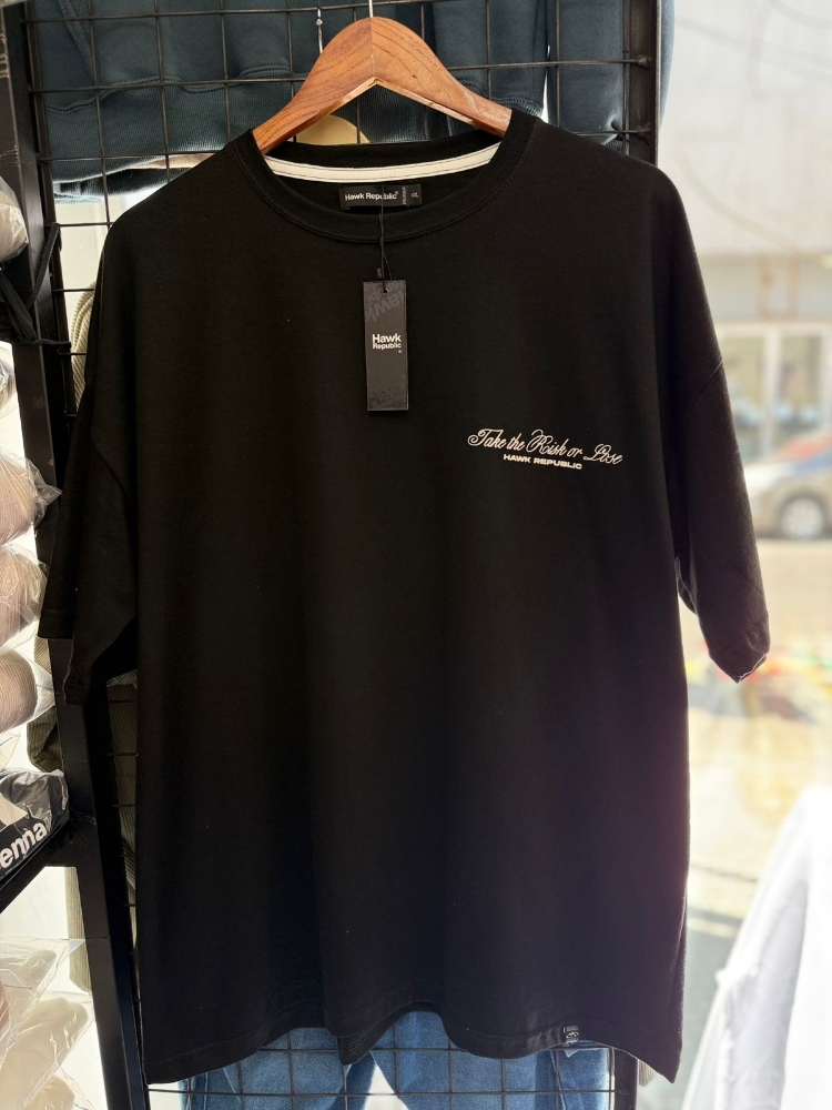 Remera Oversize Risk Algodón Peinado - Imagen 2