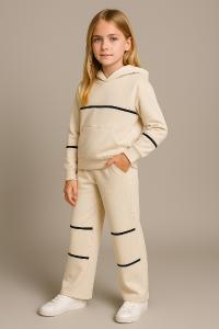 Conjunto Oversize Buzo y Pantalón con Lineas