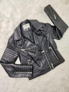 Campera Ecocuero Doble Cierre