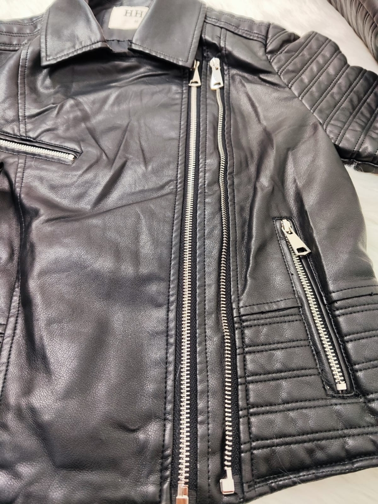 Campera Ecocuero Doble Cierre - Imagen 5