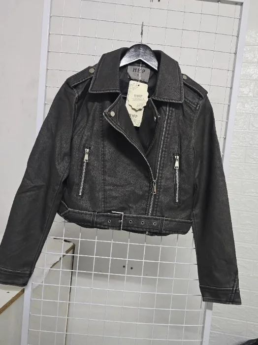 Campera Ecocuero Jaspeada