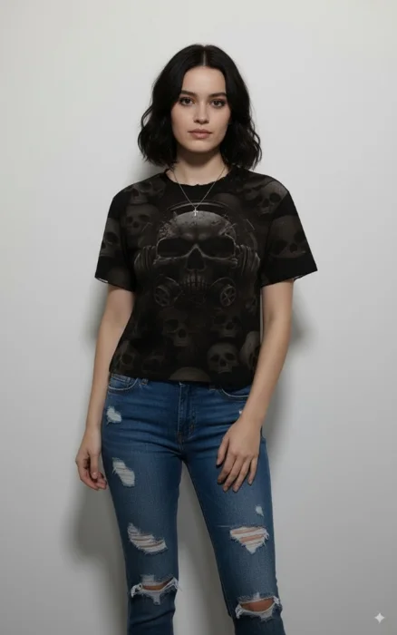 Remera Oversize Corta