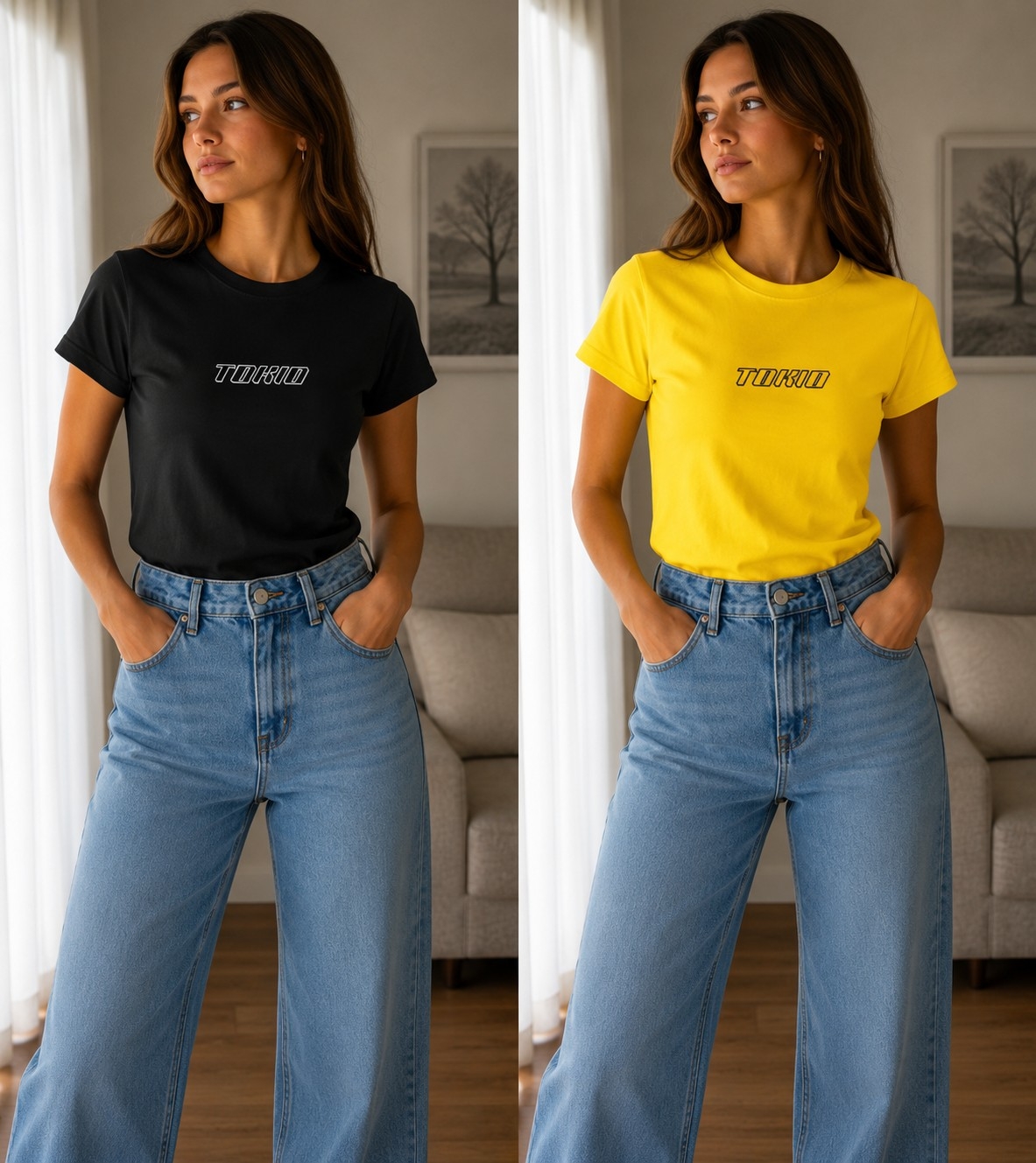 Remeras Estampadas y Bordadas Algodón con Lycra (c) - Imagen 5