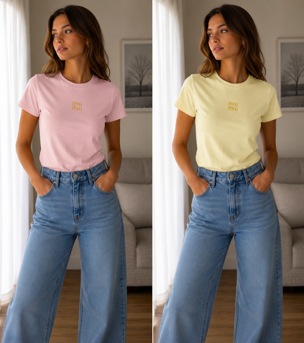 Remeras Estampadas y Bordadas Algodón con Lycra (c) - Imagen 3