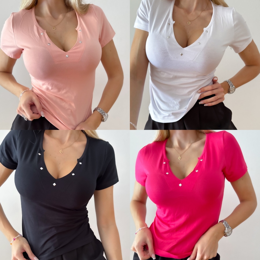 Remera Escote en V - Imagen 3