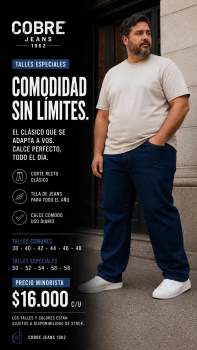 Jean Clásico | Talles Especiales