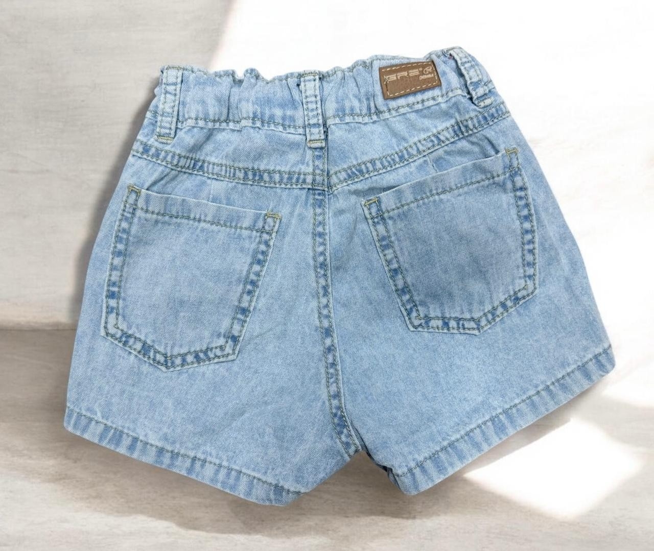 Short  Nena  Cargo Tela Camisero - Imagen 2