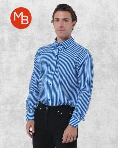 Camisa Rígida Clasica Rayada Hombre