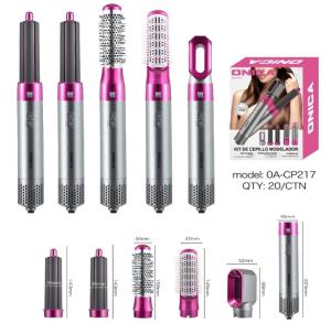 Set Moldeador Secador Cepillo 5 en 1 Onica (oa-cp217)