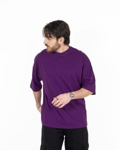 Remera Oversize $6500 Verde Inglés/violeta