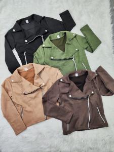 Campera Cruzada Gamuza