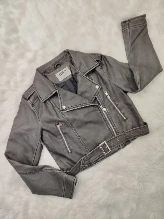Campera Ecocuero Gastada