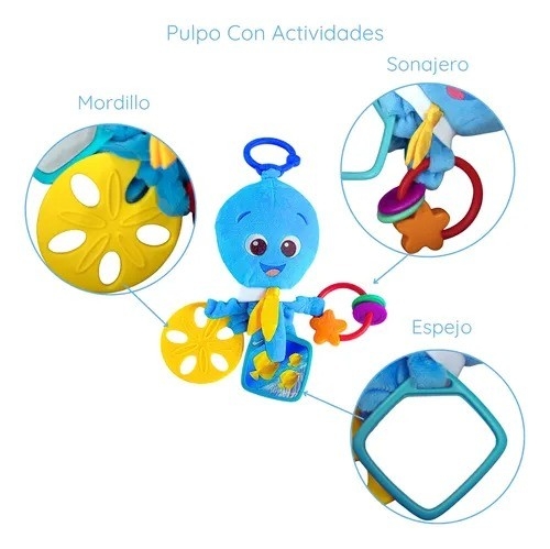 Pulpo Peluche con Actividades - Imagen 2