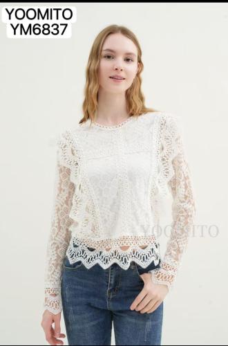 Camisa Broderi con Encaje / Blusas Broderi - Miniatura 2