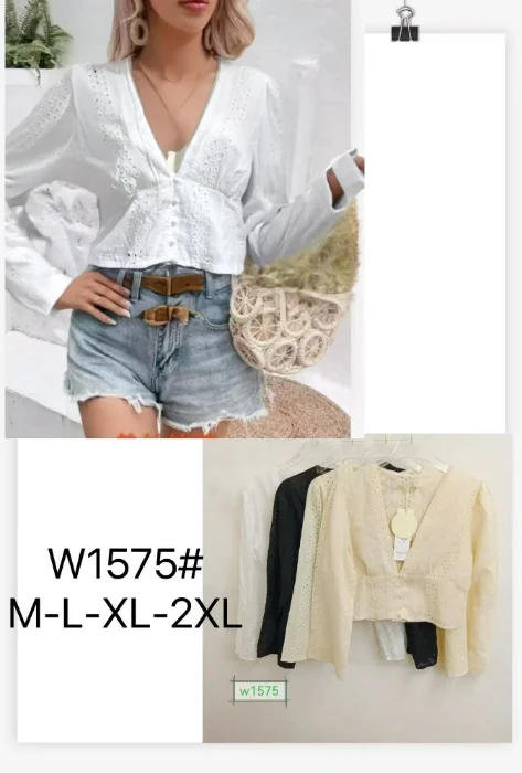 Camisa Broderi con Encaje / Blusas Broderi