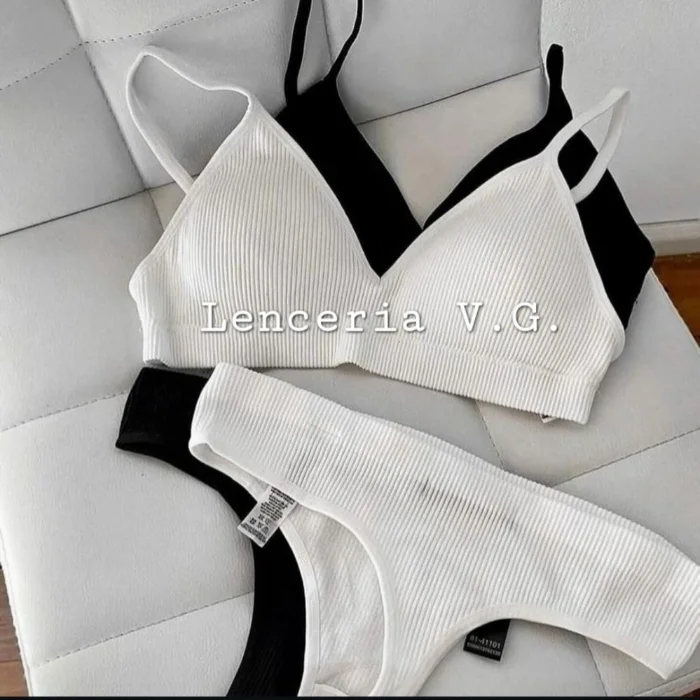 Set Morley Blanco/negro