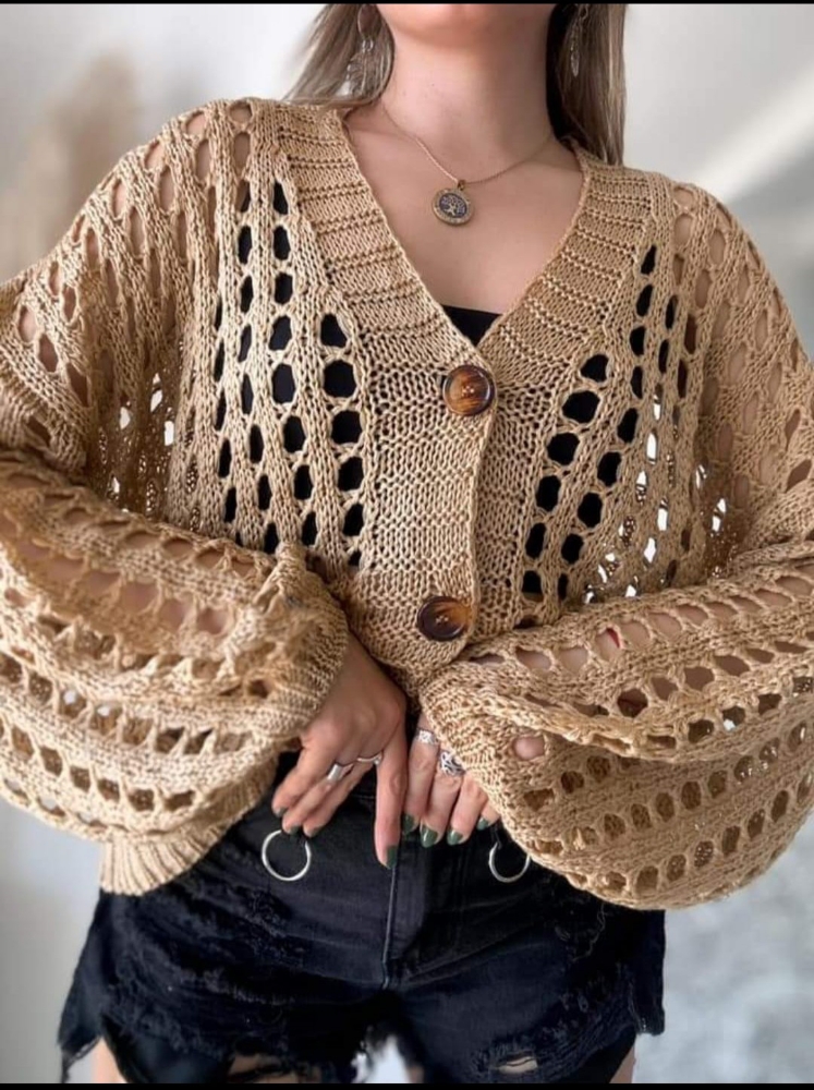 Cardigan Calado - Imagen 4