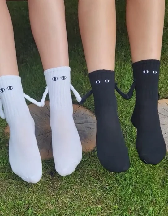 Pack Medias con Manitos Imantadas X 6 Unidades