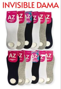 Invisible   Az  Dama Algodón Premium
