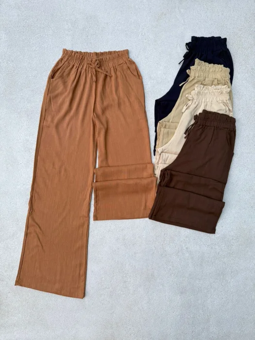Pantalón Palazo de Lino