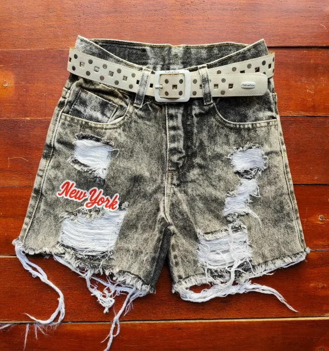 Bermudas Mom Nene C/rotura