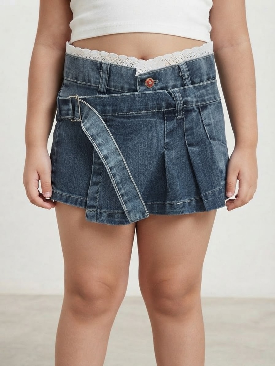 Short Poller C/puntilla Tableada Nena - Imagen 4