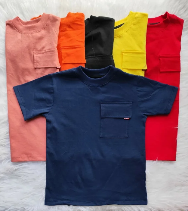 Remeras Cargo de Algodón de Nene
