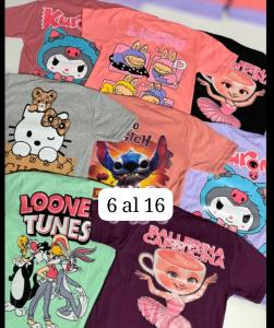 Remeras Doble Estampa Nena - Miniatura 3