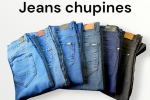 Jeans Hombre Chupines Lisos