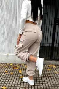 Pantalon Baggy Cargo Bengalina Importado - Miniatura 6