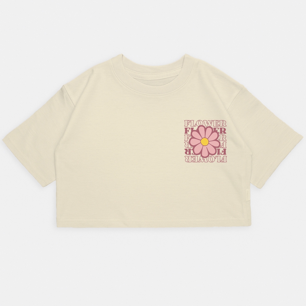Nene - Crop Kim Oversize Flower - Imagen 4
