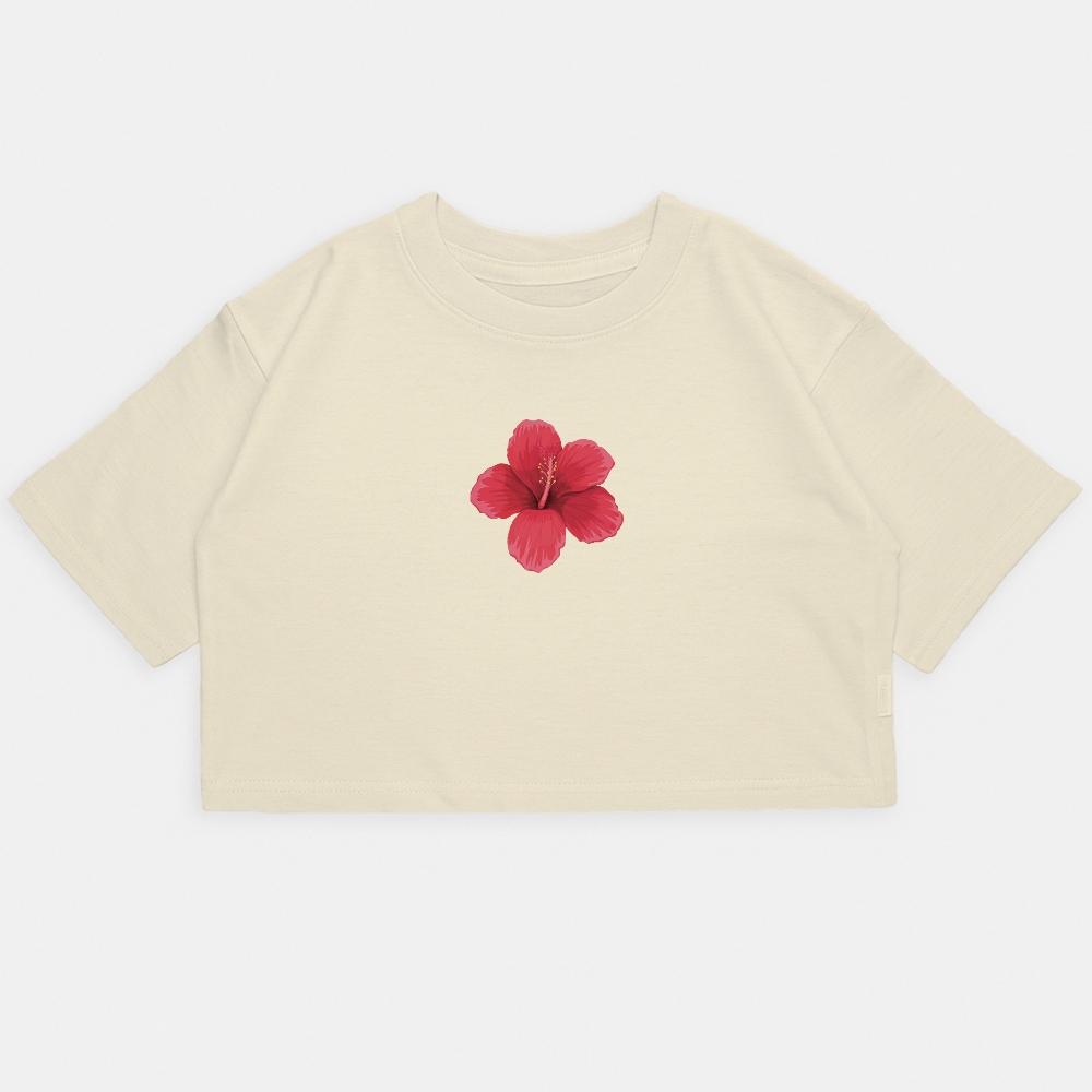 Nena - Crop Kim Oversize Hibiscus - Imagen 5
