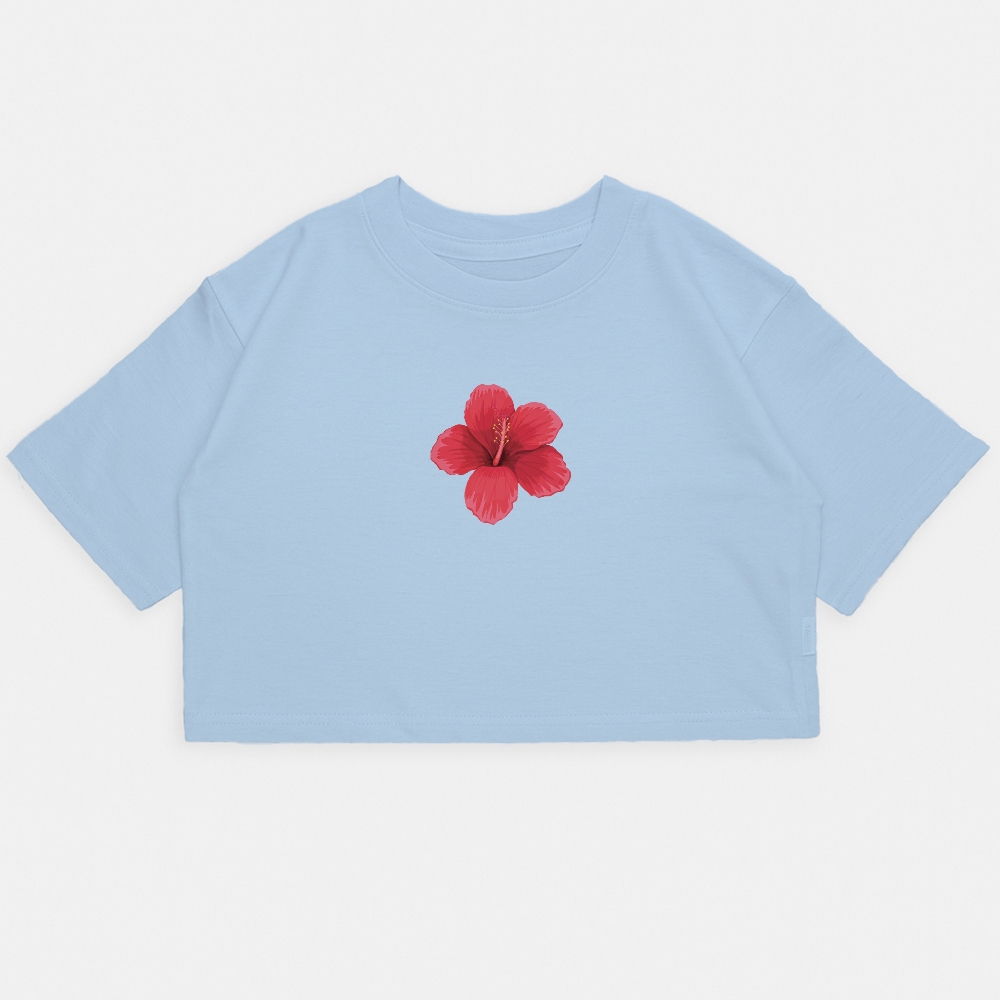 Nena - Crop Kim Oversize Hibiscus - Imagen 6