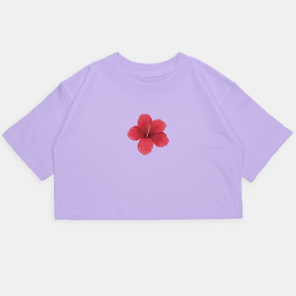 Nena - Crop Kim Oversize Hibiscus - Imagen 7
