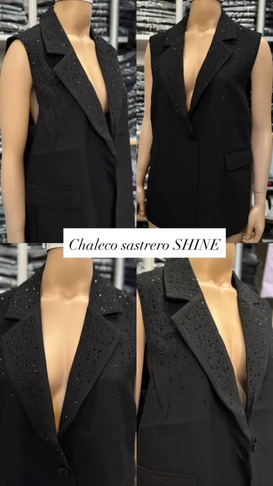Chaleco Sastrero  Hhp con Strass