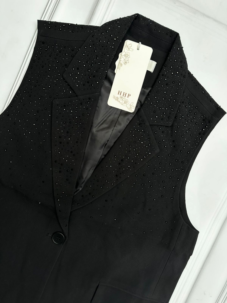 Chaleco Sastrero  Hhp con Strass - Imagen 2