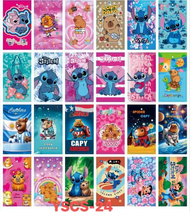 Toallones Infantiles de Stich y Capibara Algodón