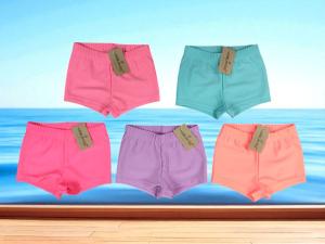 Short de Baño Uv Liso Nena Naranjo T.(4-6-8) Art.5932